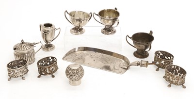 Lot 33A - A small group of mixed silver pieces