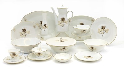 Lot 122 - A Rosenthal Studio-Line 'Shadow Rose' dinner and coffee service