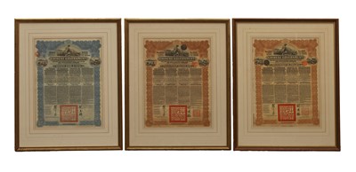 Lot 180 - A group of three Chinese bonds