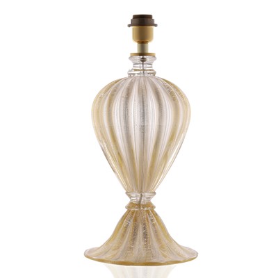 Lot 229 - A Murano glass lamp