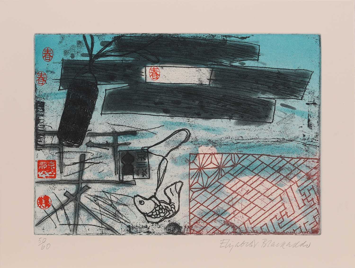 Lot 333 - Elizabeth Blackadder (British, 1931-2021) and Judith Bumpus