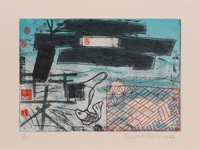 Lot 333 - Elizabeth Blackadder (British, 1931-2021) and Judith Bumpus