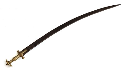 Lot 383 - An Indian talwar sabre