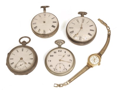 Lot 261 - A collection of pocket watches and a wristwatch