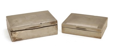 Lot 50A - A pair of silver cigarette cases