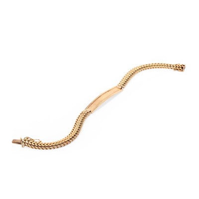 Lot 308 - An identity bracelet
