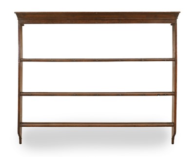 Lot 514 - An oak Delft rack