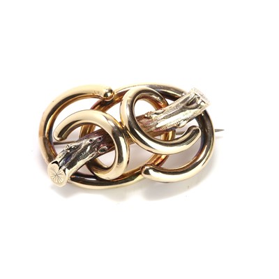 Lot 3 - A lovers knot brooch