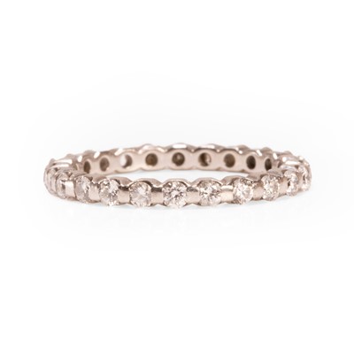 Lot 72 - A diamond eternity ring