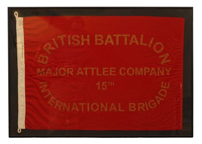 Lot 389 - A Spanish Civil War flag