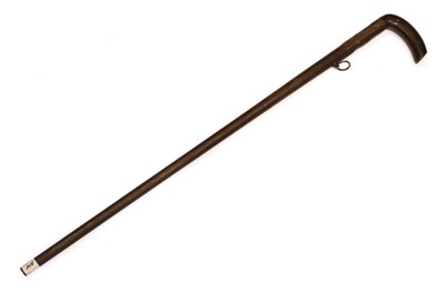 Lot 257 - A walking stick percussion cap gun