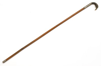 Lot 309 - A Victorian horn-mounted sword stick cane