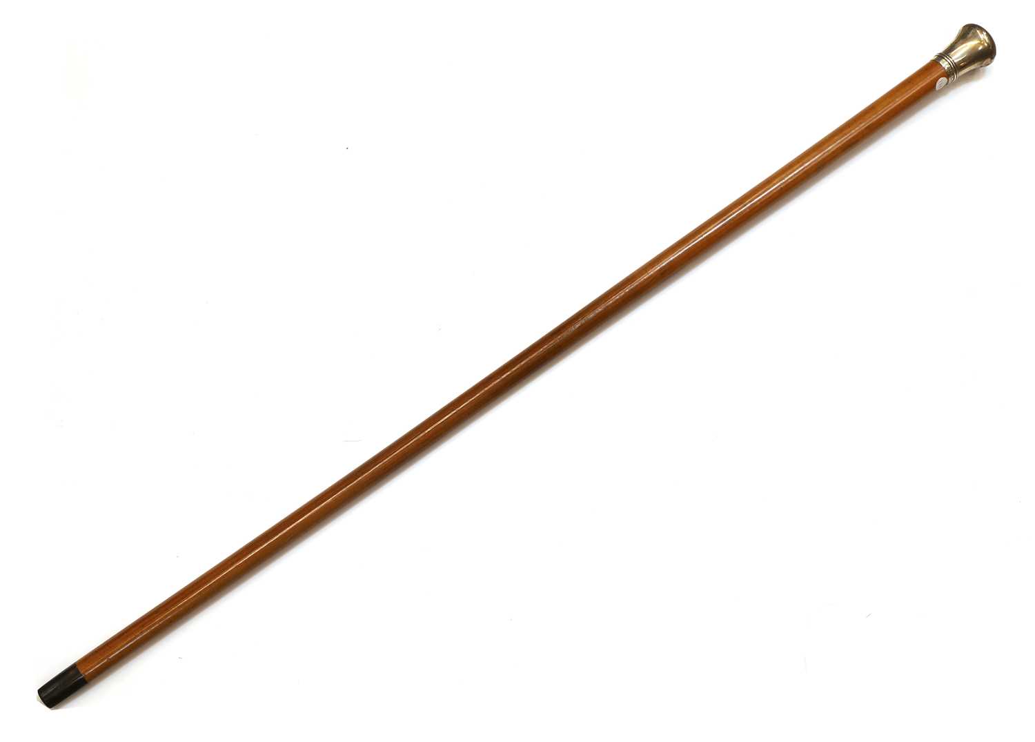 Lot 306 - A silver-mounted walking cane