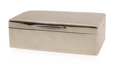 Lot 7 - A silver cigar box