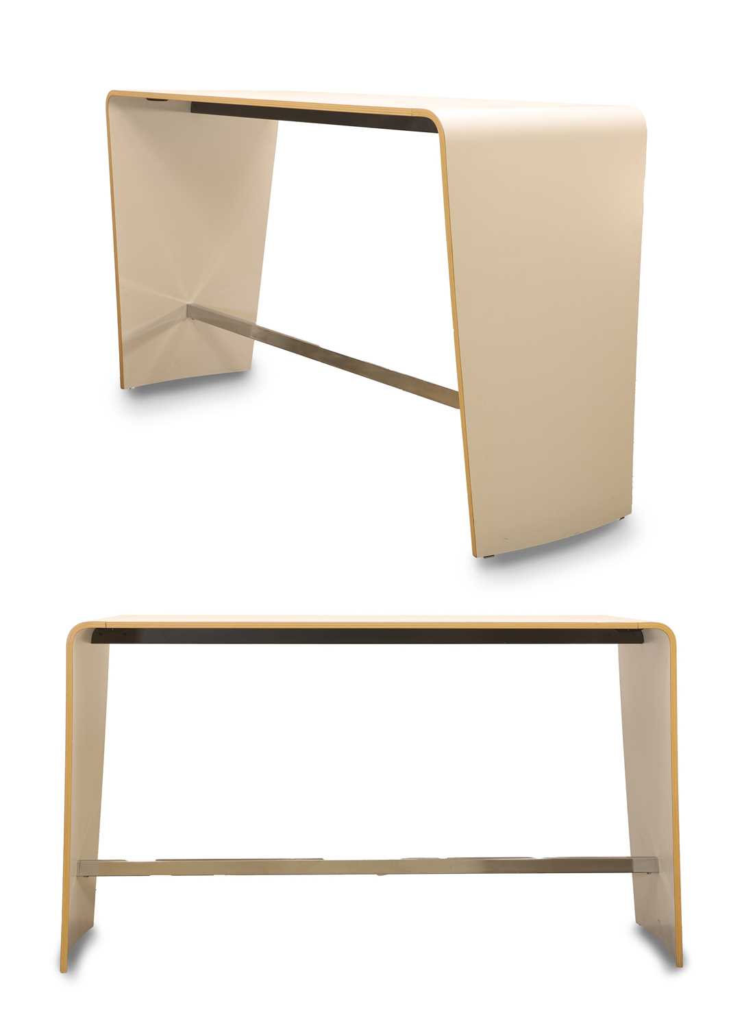 Lot 511 - A pair of Brunner Hoc Poseur bench tables
