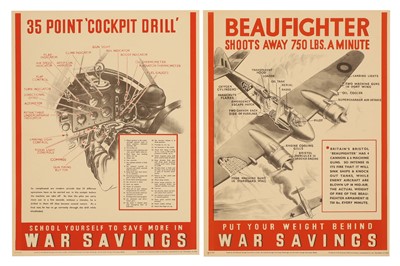 Lot 334 - Two WWII National Savings posters