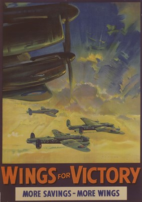 Lot A WWII National Savings poster