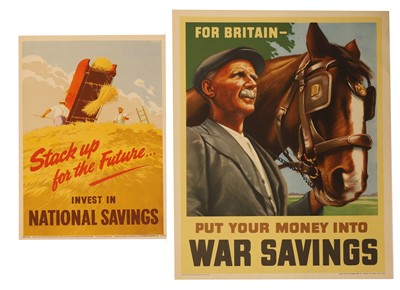Lot 333 - Two WWII National Savings posters