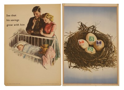 Lot 341 - Two WWII National Savings posters