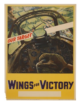Lot 347 - A WWII National Savings poster