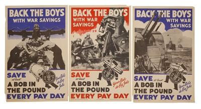 Lot 350 - Three WWII National Savings posters