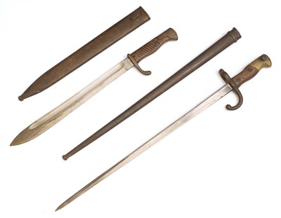 Lot 381 - Two bayonets
