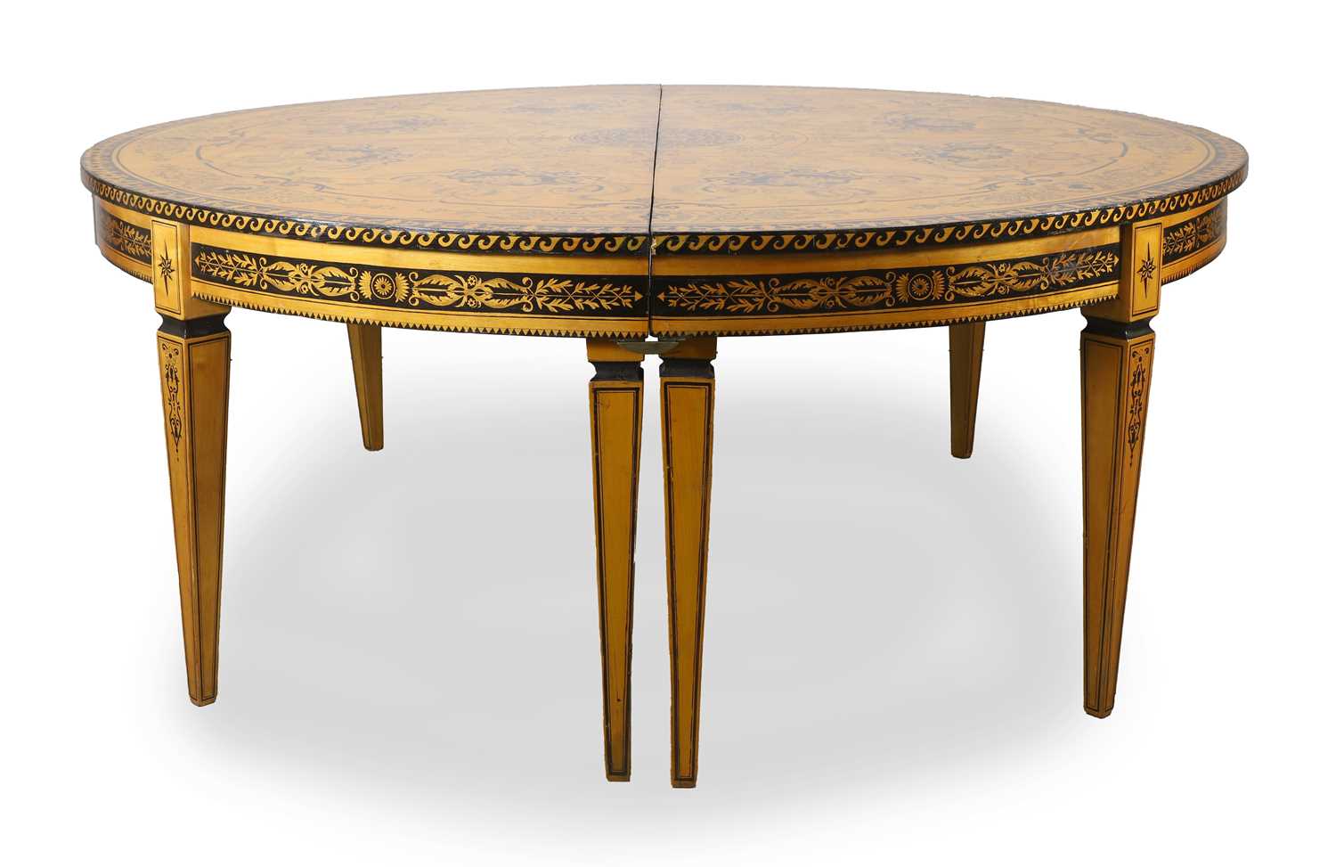 Lot 536 - A pair of Louis XVI-style console tables