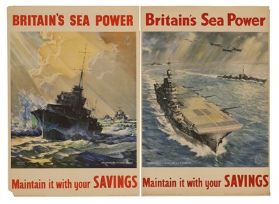 Lot 352 - Two WWII National Savings posters