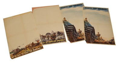 Lot 351 - Four WWII National Savings posters