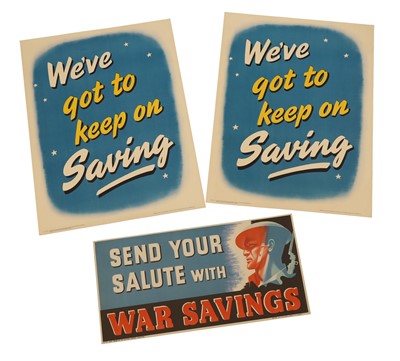 Lot 359 - Three WWII National Savings posters