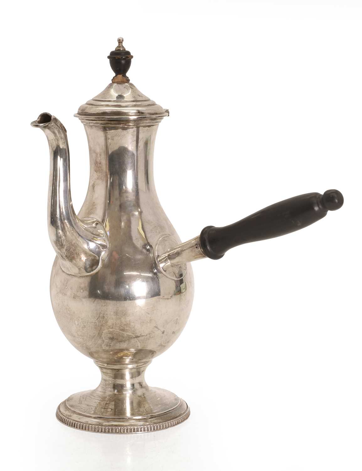 Lot 43A - A silver coffee pot