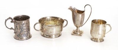 Lot 45A - A collection of silver items