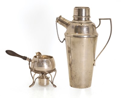 Lot 42A - A silver golf trophy/cocktail shaker