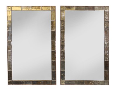 Lot 491 - A pair of Julian Chichester 'Lucca' mirrors