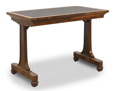 Lot 502 - A William IV rosewood writing table