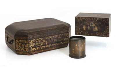 Lot 83 - A group of Chinese export boxes