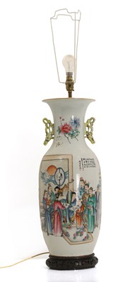 Lot 73 - A Chinese famille rose vase