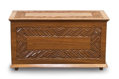 Lot 516 - A Conglese carved hardwood chest