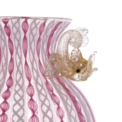 Lot 225 - A Cenedese Zanfirico glass vase