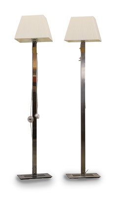Lot 481 - A pair of modern floor lamps