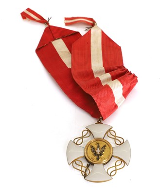 Lot 391 - A Order of the Crown of Italy, Commander’s neck badge