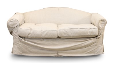 Lot 543 - A deep seated sofa