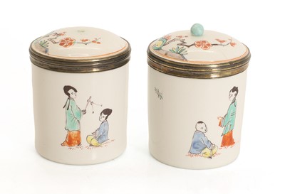Lot 67 - A pair of pounce pots