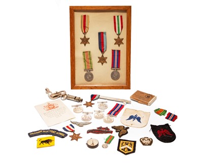 Lot 382 - A group of WW2 medals