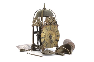Lot 204 - A William and Mary lantern clock