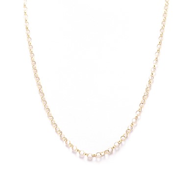 Lot 278 - A 9ct gold belcher chain