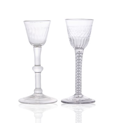 Lot 7 - Two drinking glasses