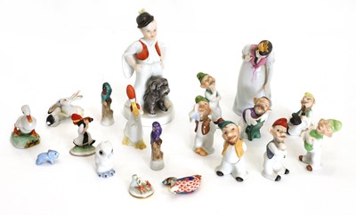 Lot 115 - A collection of Herend ceramic animals