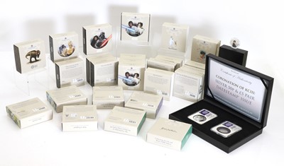 Lot 17 - A collection of Royal Mint silver proof coins