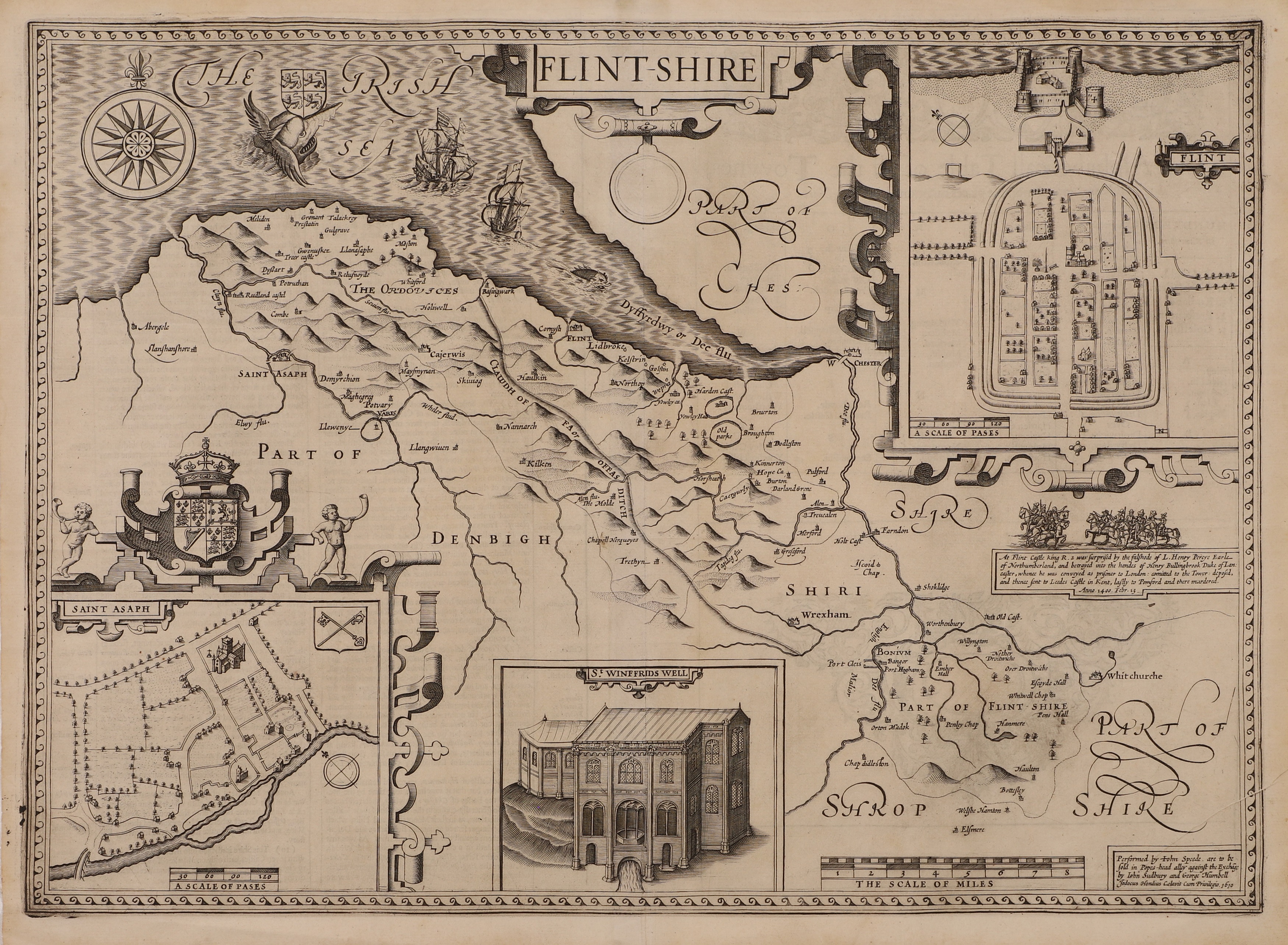 Lot 10 - SIX ENGLISH COUNTY MAPS: